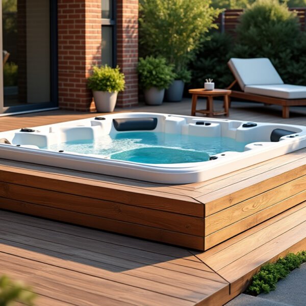 Jacuzzi extérieur sur terrasse bois : idées et précautions pour une installation réussie