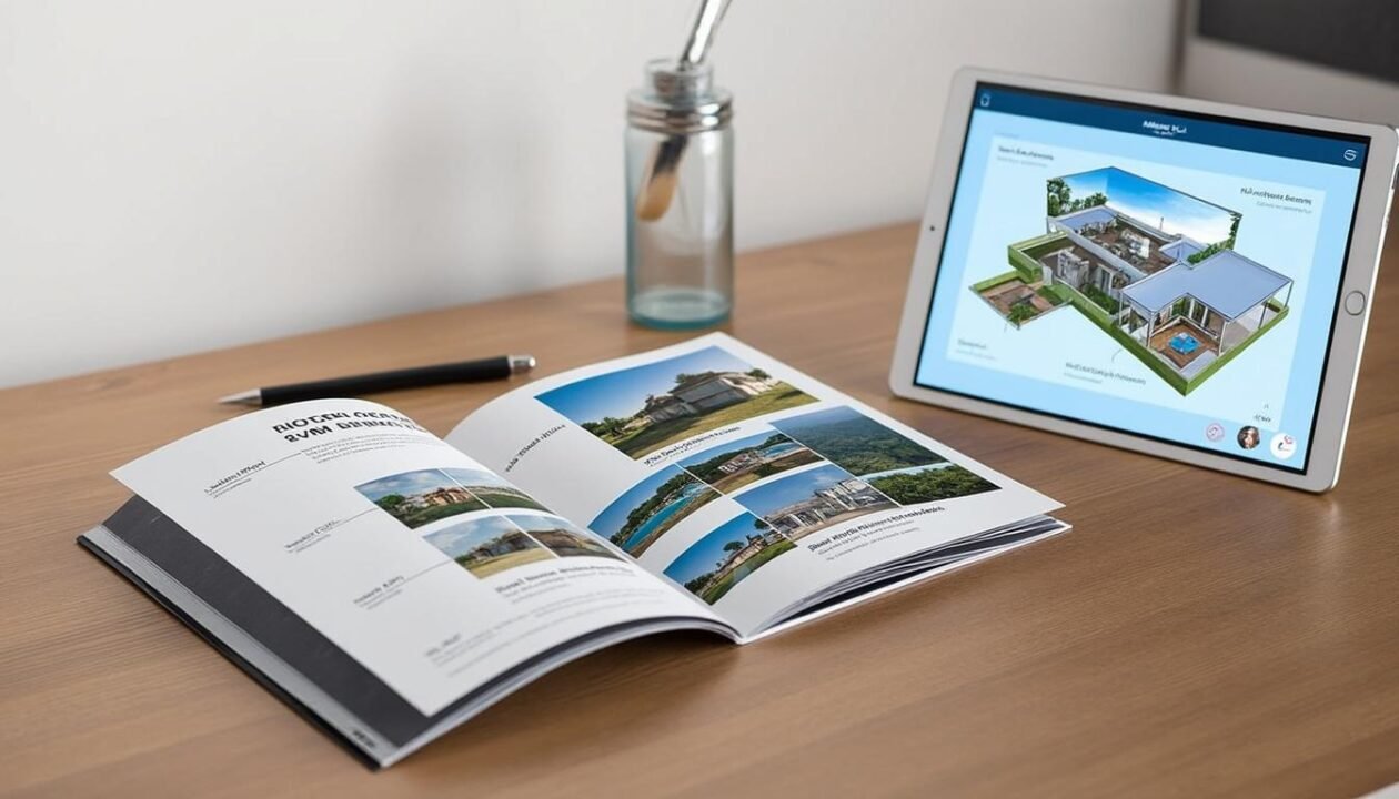 découvrez comment les brochures immobilières évoluent à l'ère du digital, conciliant tradition et innovation pour mieux séduire les acheteurs.
