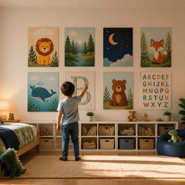 Affiches enfant : thèmes, personnalisation et déco