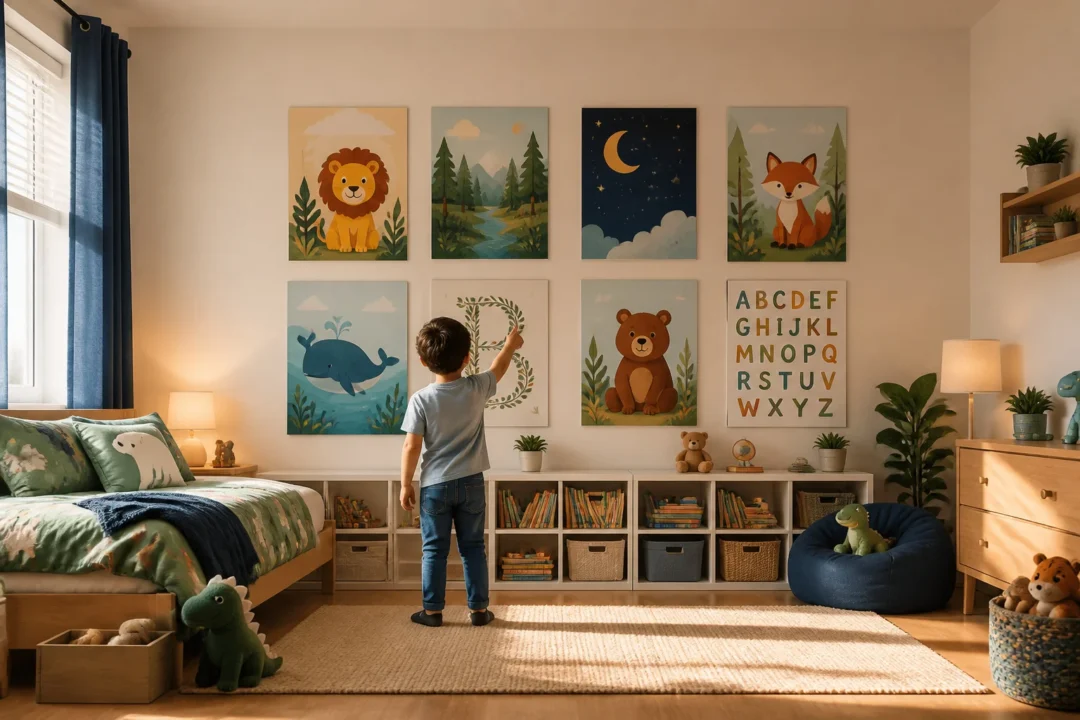 Chambre denfant joyeuse et inspirante