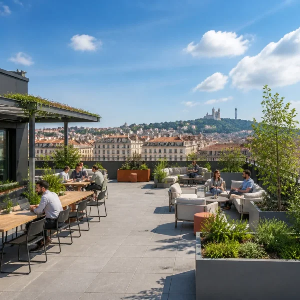 Aménagement terrasse bureau Lyon : conseils et réalisations