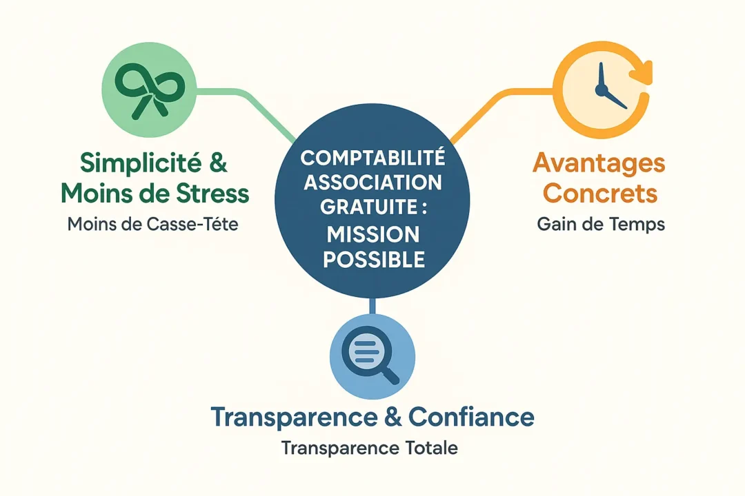Illustration de la gestion comptable simplifiée pour une association