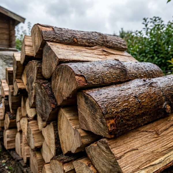 Bois de chauffage et pluie : comment sauver vos bûches