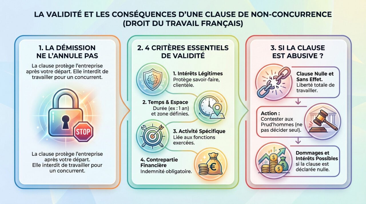 Illustration de la validité d'une clause de non-concurrence après une démission