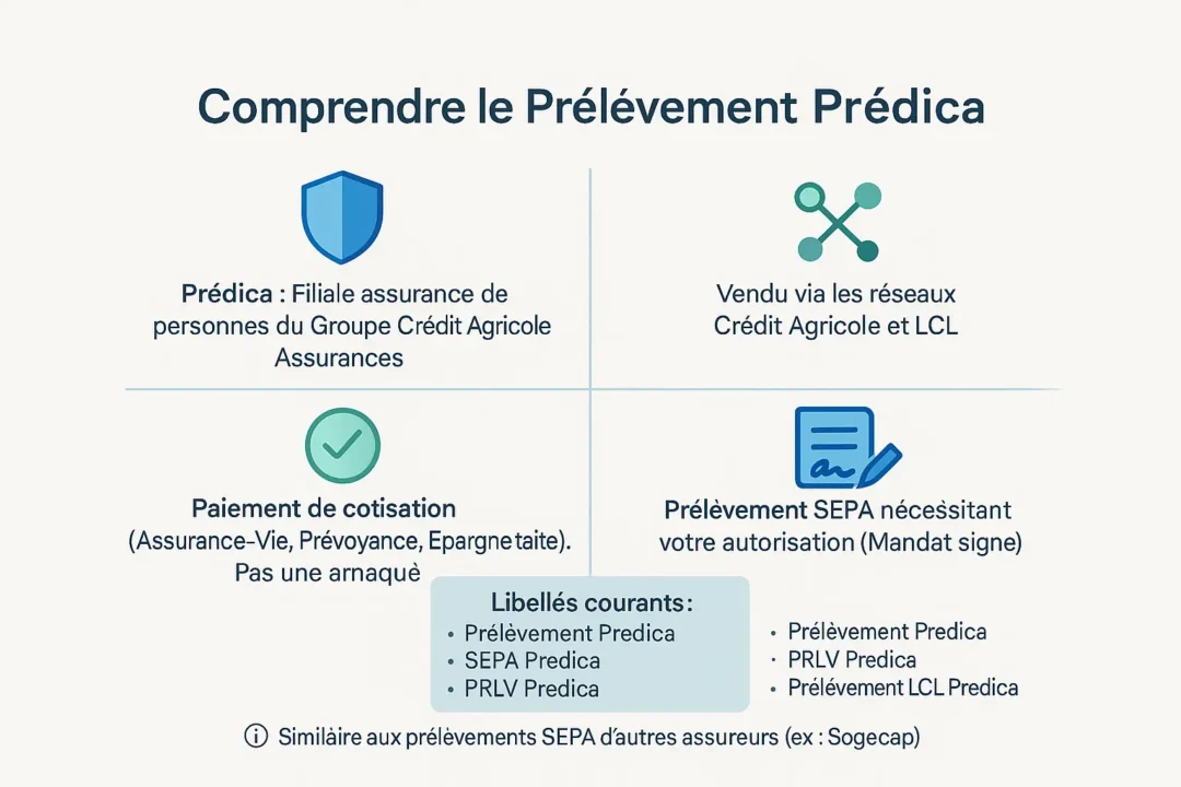 Comprendre le prélèvement Predica : origine et nature