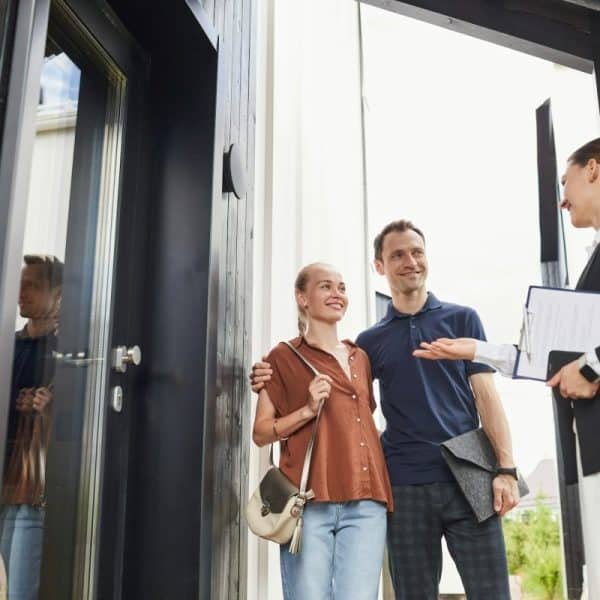 Couple Meeting Real Estate Agent