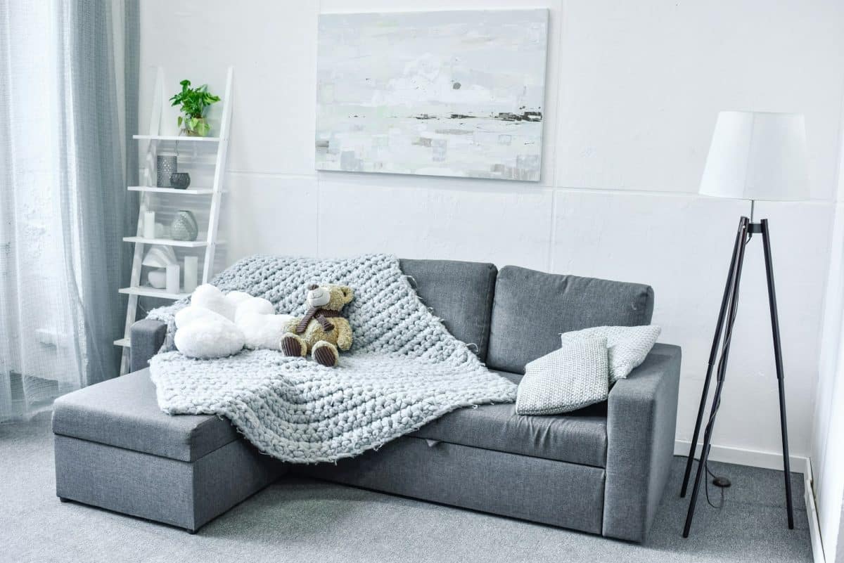 cozy living room interior with modern furniture