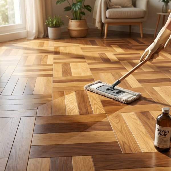 Nettoyer votre parquet au savon noir pour un éclat naturel