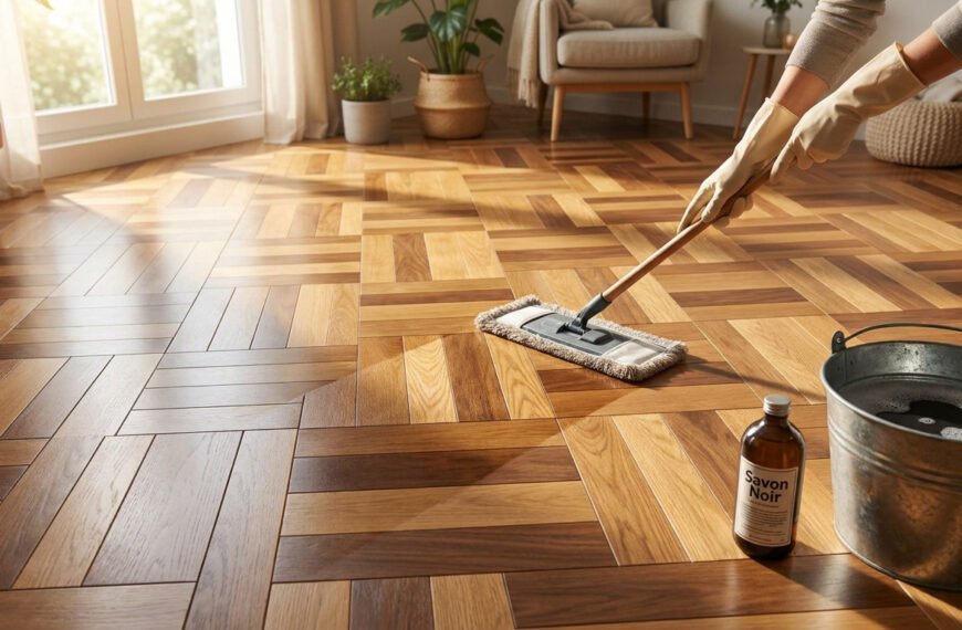 Nettoyer votre parquet au savon noir pour un éclat naturel