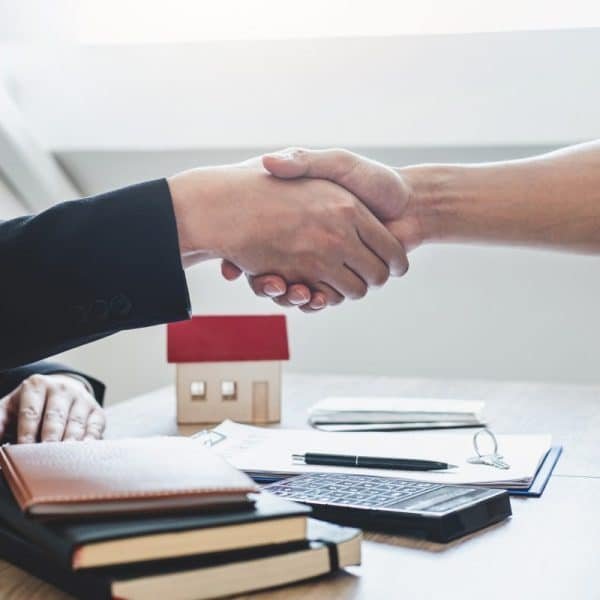 Finishing to successful deal of real estate