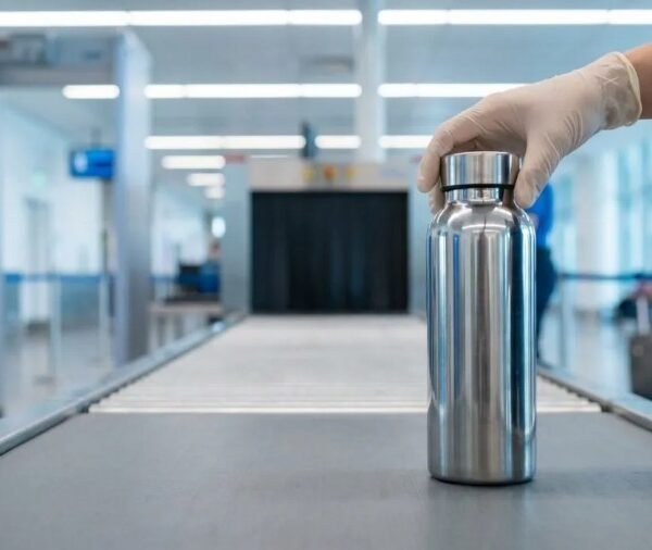 Prendre une gourde vide en avion : règles et astuces