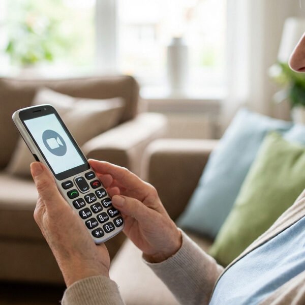Téléphone grosses touches senior : simple et sécurisant
