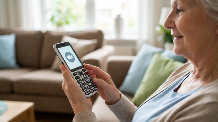 Téléphone grosses touches senior : simple et sécurisant
