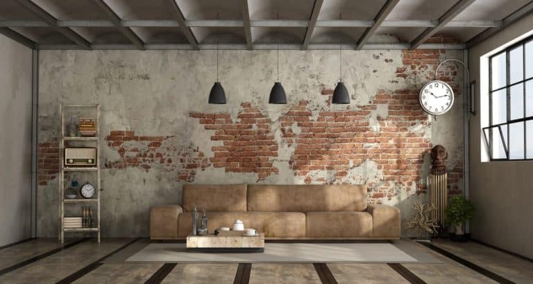 Living room in industrial style