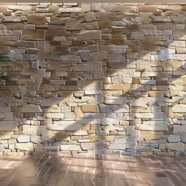Murs effet pierre : inspirations pour salon, cuisine et extérieur