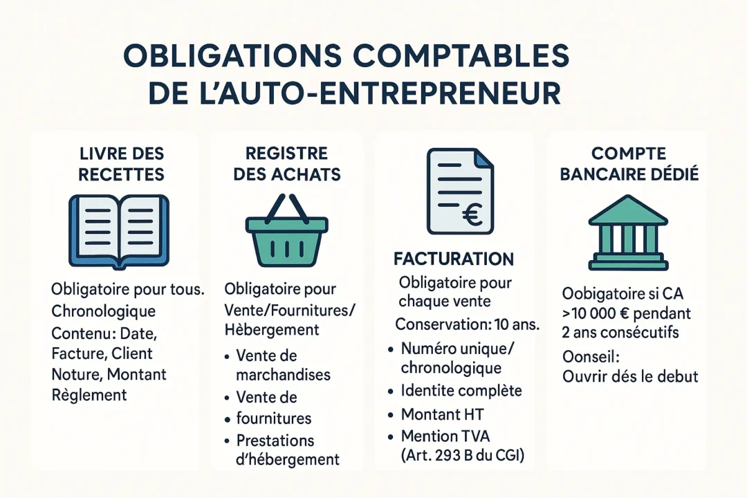 Illustration des obligations comptables pour les auto-entrepreneurs