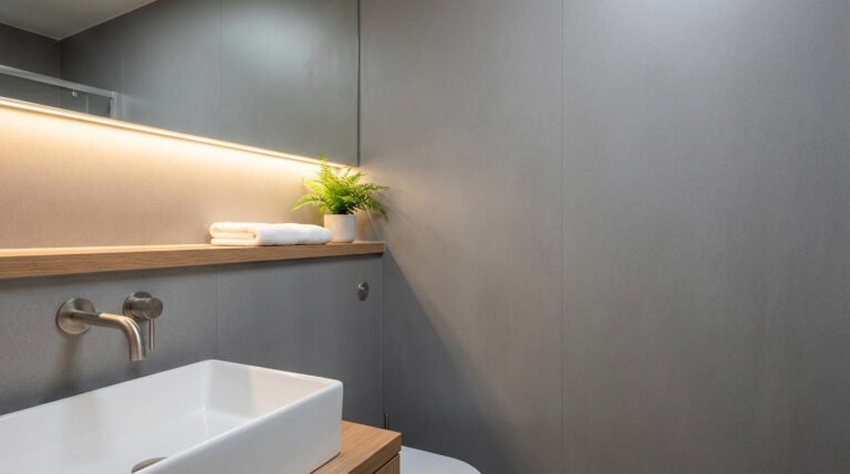 Panneaux d’habillage salle de bains : rénover à petit prix