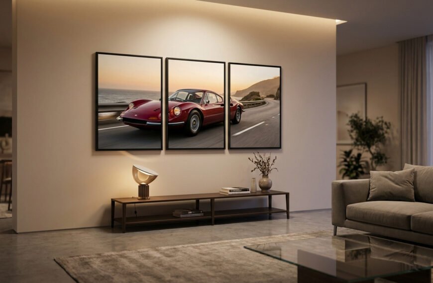 Sublimez votre intérieur avec un cadre voiture iconique
