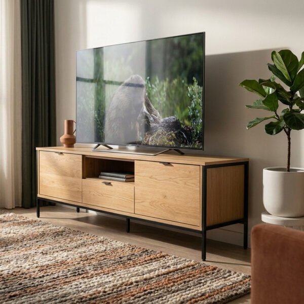 Meuble TV : quel style pour quel intérieur ? (bois, noir, scandinave, industriel, design, bohème, vintage)