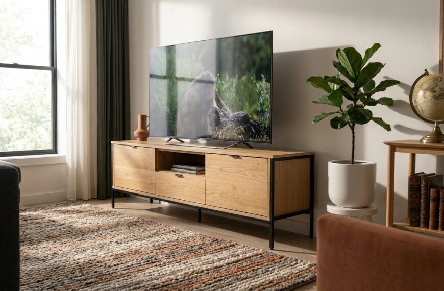 Meuble TV : quel style pour quel intérieur ? (bois, noir, scandinave, industriel, design, bohème, vintage)