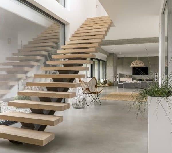 Stairs in modern villa