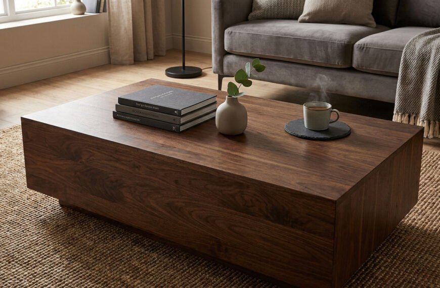 Pourquoi choisir une table basse en bois foncé ?