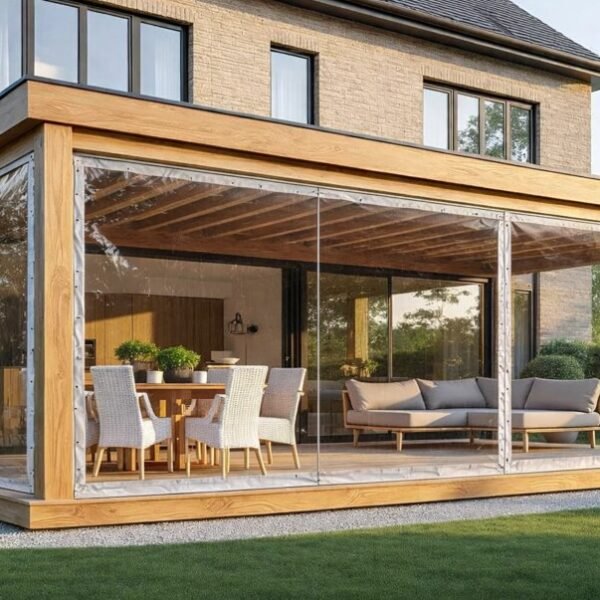 Bâche de fermeture pour terrasse : protéger efficacement les façades et les côtés