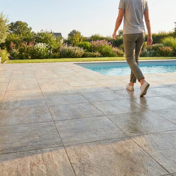 Comment choisir un carrelage extérieur antidérapant efficace